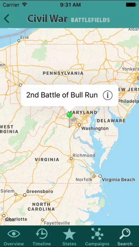 Civil War Battlefields 스크린샷