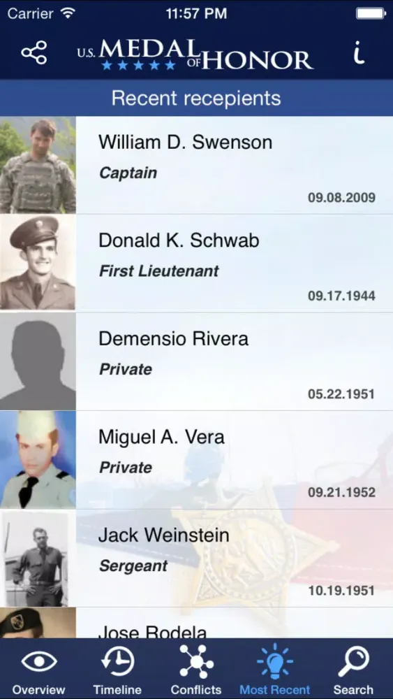 Capturas de tela do US Medal of Honor