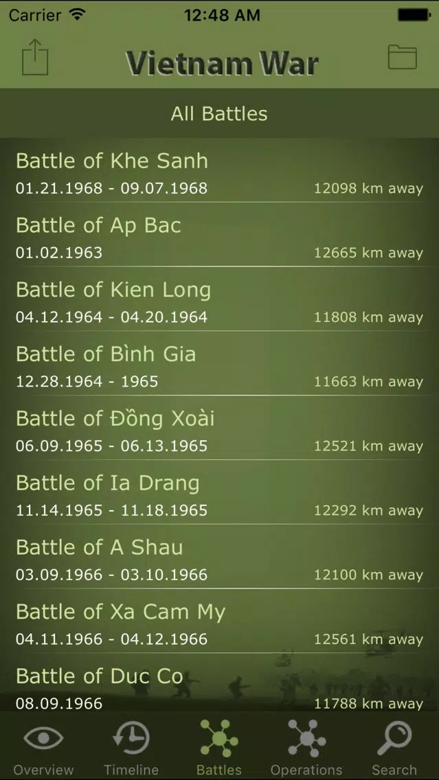 Vietnam War Battles 스크린샷
