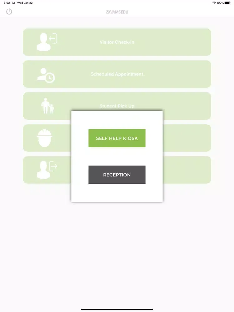 Screenshot di ZKVAMS EDU REC iPad 