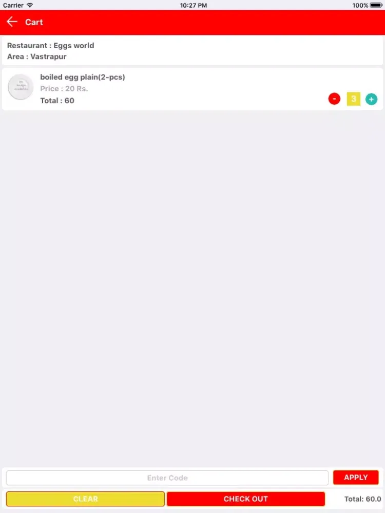 Capturas de pantalla de Jiffy ~ Food Delivery iPad 