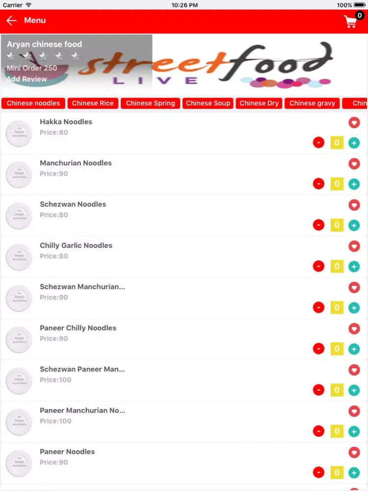 Capturas de pantalla de Jiffy ~ Food Delivery iPad 