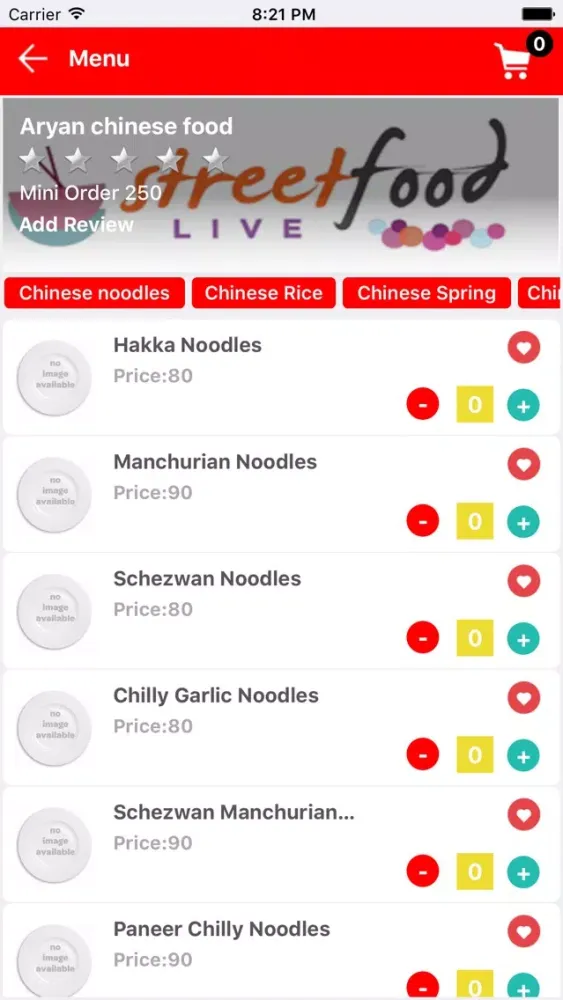 Capturas de pantalla de Jiffy ~ Food Delivery