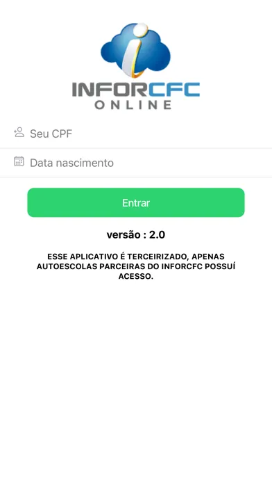 Capturas de pantalla de Minha CNH Online