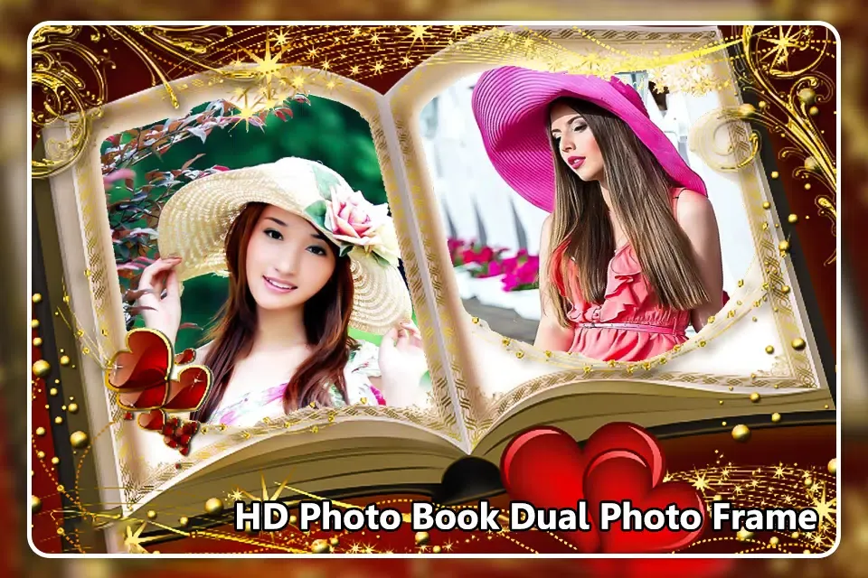 تصاویر HD Photo Book Dual Photo Frame