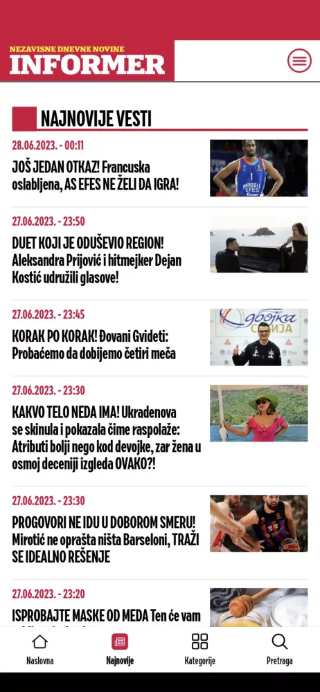 Informer Screenshots