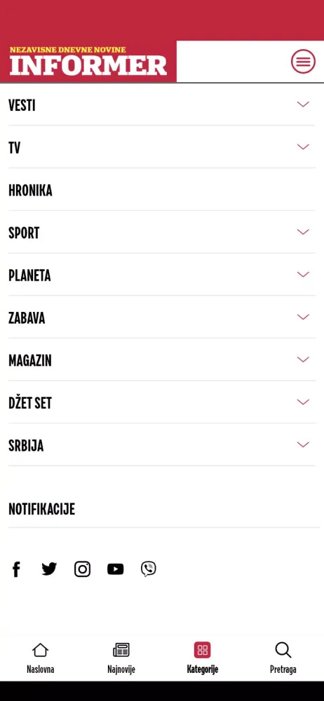 Informer Screenshots