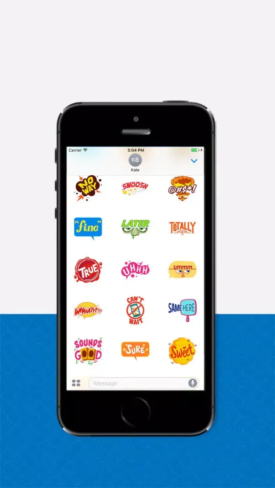Capturas de tela do Buzzword Stickers