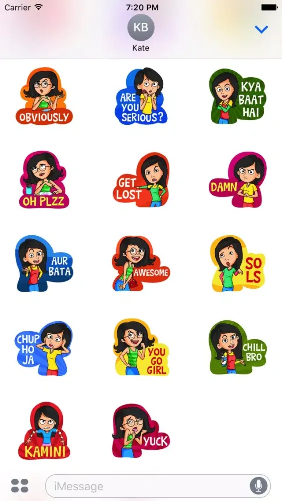 Скриншоты Gossip Girls Stickers