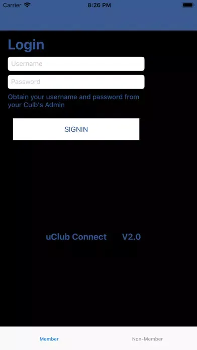 Captures d'écran de uClub Connect