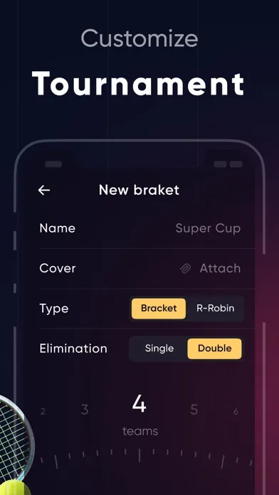Screenshot di Tournament: bracket team maker