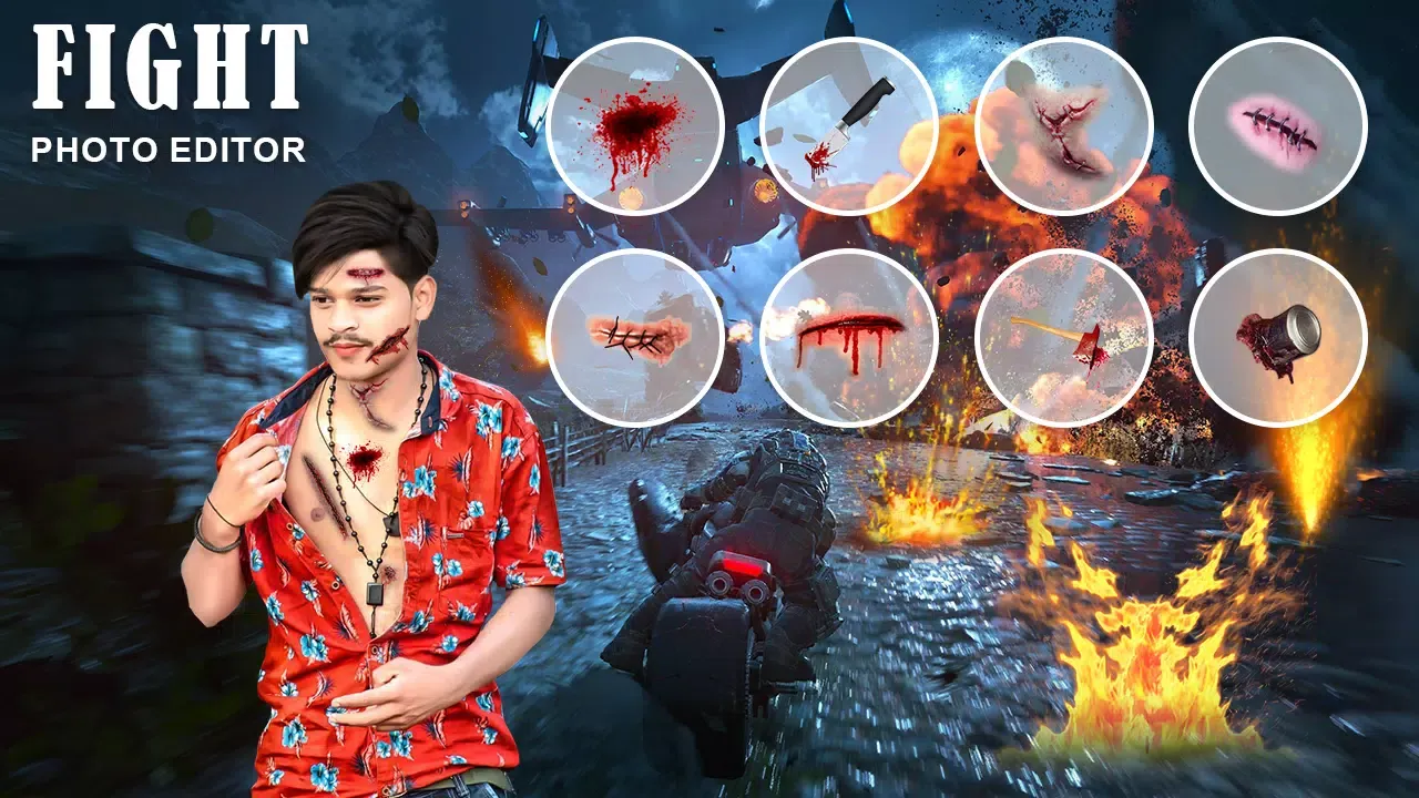 Captures d'écran de FIGHT PHOTO EDITOR: EYE INJURY
