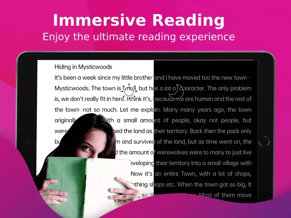 ภาพหน้าจอของ Novello: Webfic & Web Novels iPad 