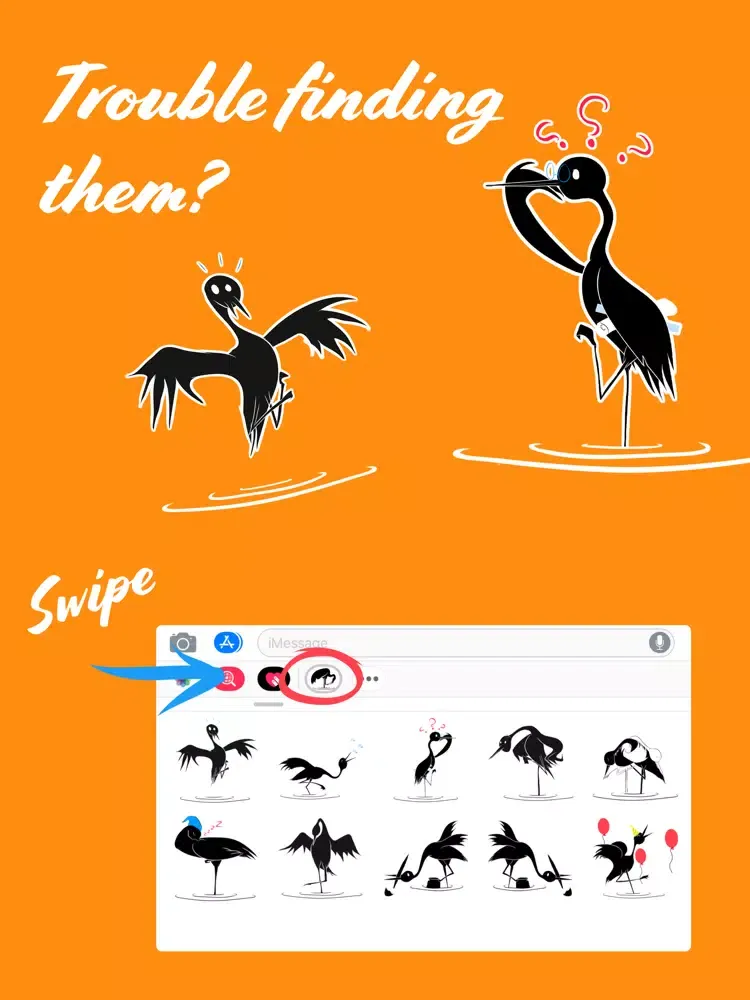 Capturas de pantalla de Scribbling Stickers iPad