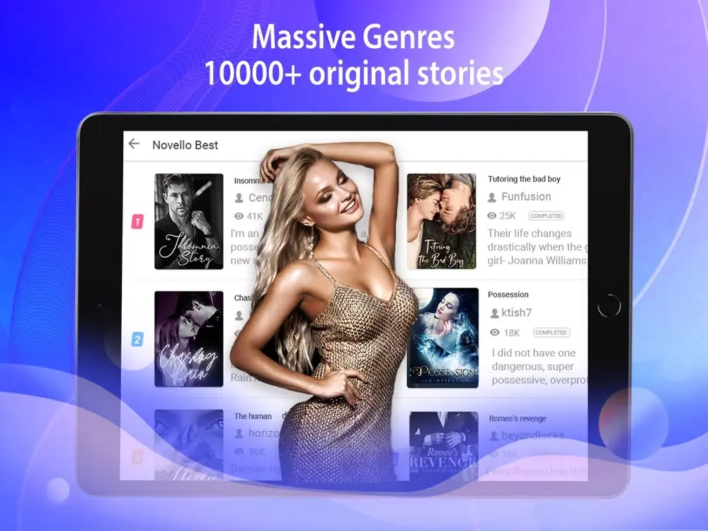Скриншоты TopNovel: Books & Web Novels iPad 