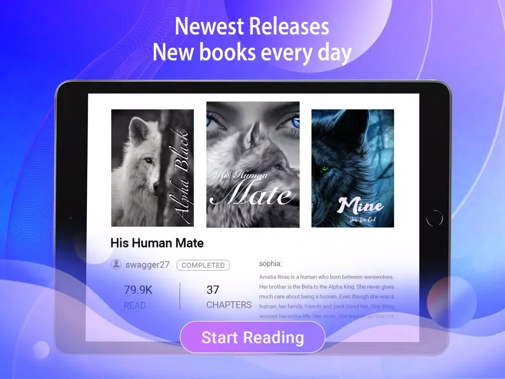 Скриншоты TopNovel: Books & Web Novels iPad 