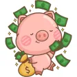 Piggy Payday Stickers Piggy Payday Stickers