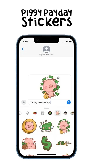 تصاویر Piggy Payday Stickers