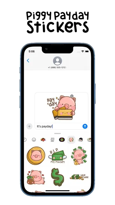 تصاویر Piggy Payday Stickers
