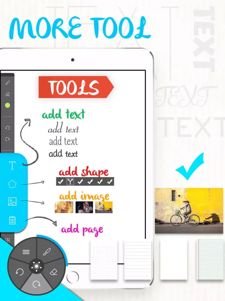 Tangkapan layar InkNote Pro - Handwriting Paint Draw Sketchbook iPad 