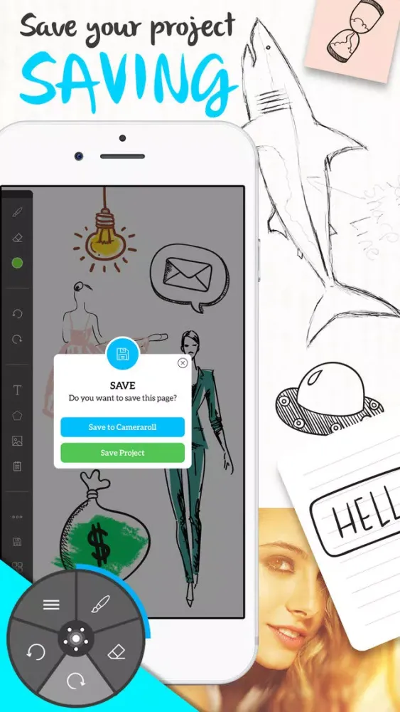 Tangkapan layar InkNote Pro - Handwriting Paint Draw Sketchbook