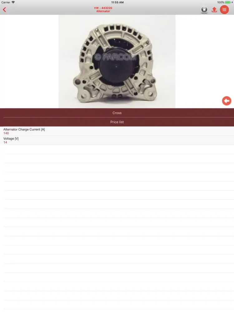 AutoParts Audi A1 iPad  স্ক্রিনশট