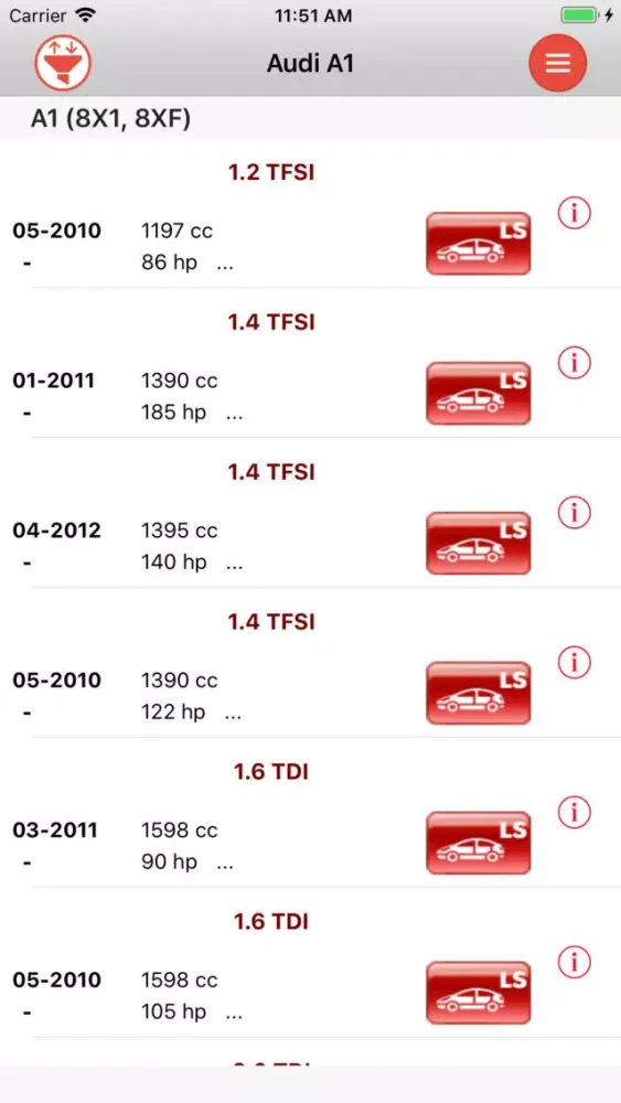AutoParts Audi A1 স্ক্রিনশট