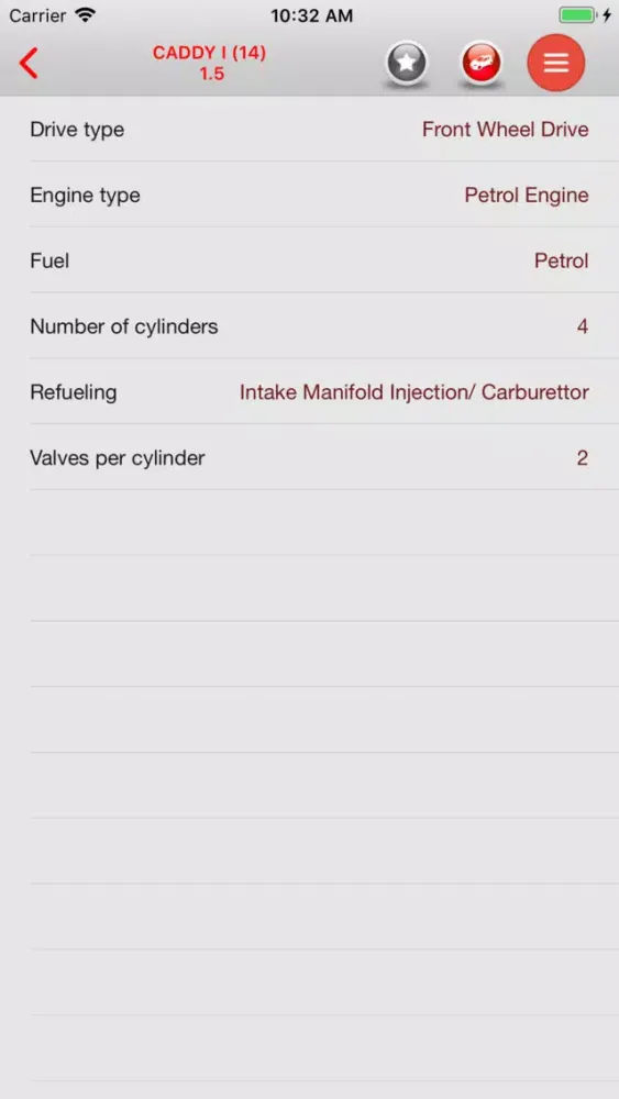 AutoParts VW Caddy应用截图