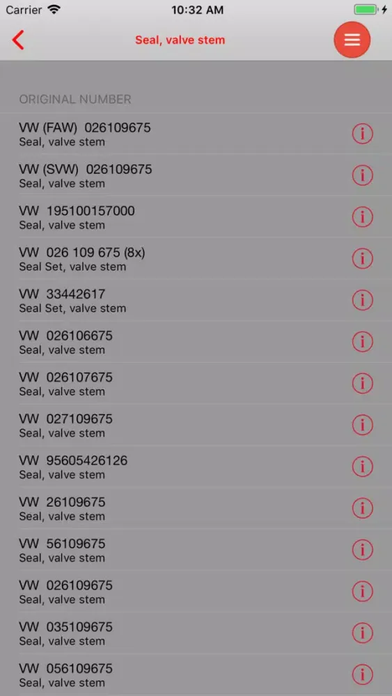 AutoParts VW Caddy应用截图