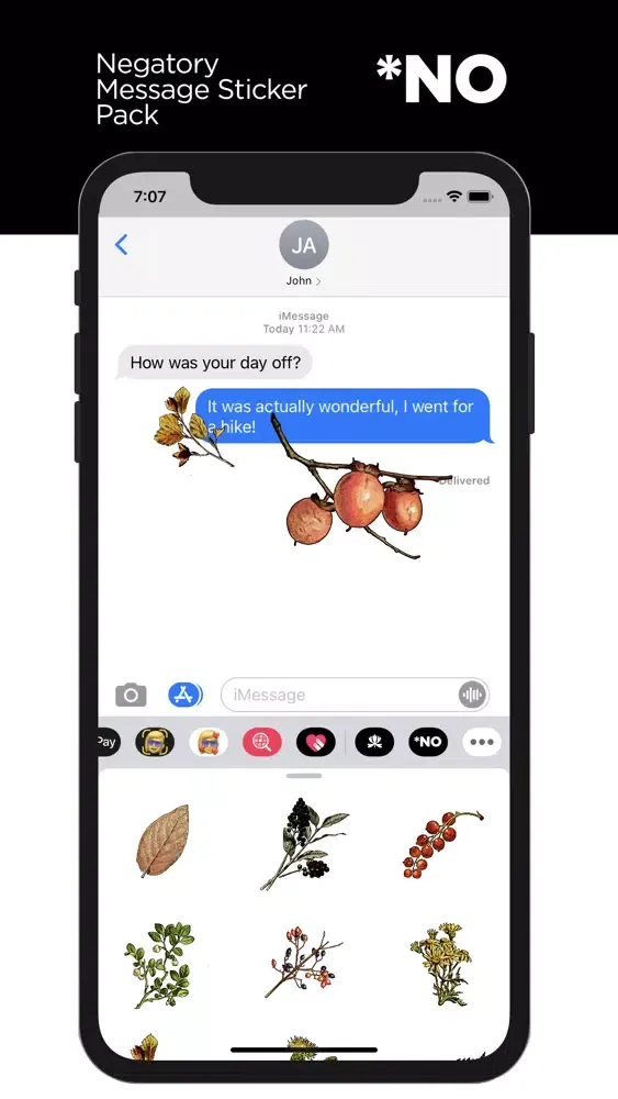 Tangkapan layar Found Forest Sticker Pack