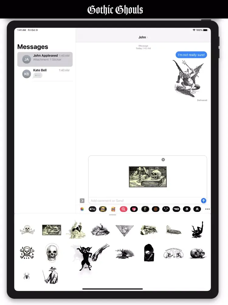 Gothic Ghouls iPad 应用截图