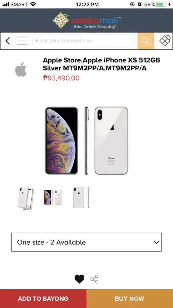Zrzuty ekranu Adobomall