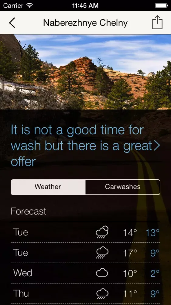 Tangkapan skrin Wash a car?