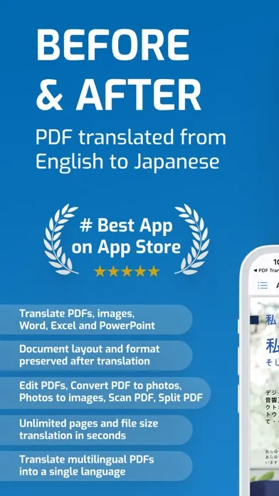 Tangkapan layar Translate PDF files