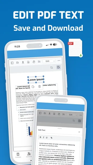 Tangkapan layar Translate PDF files