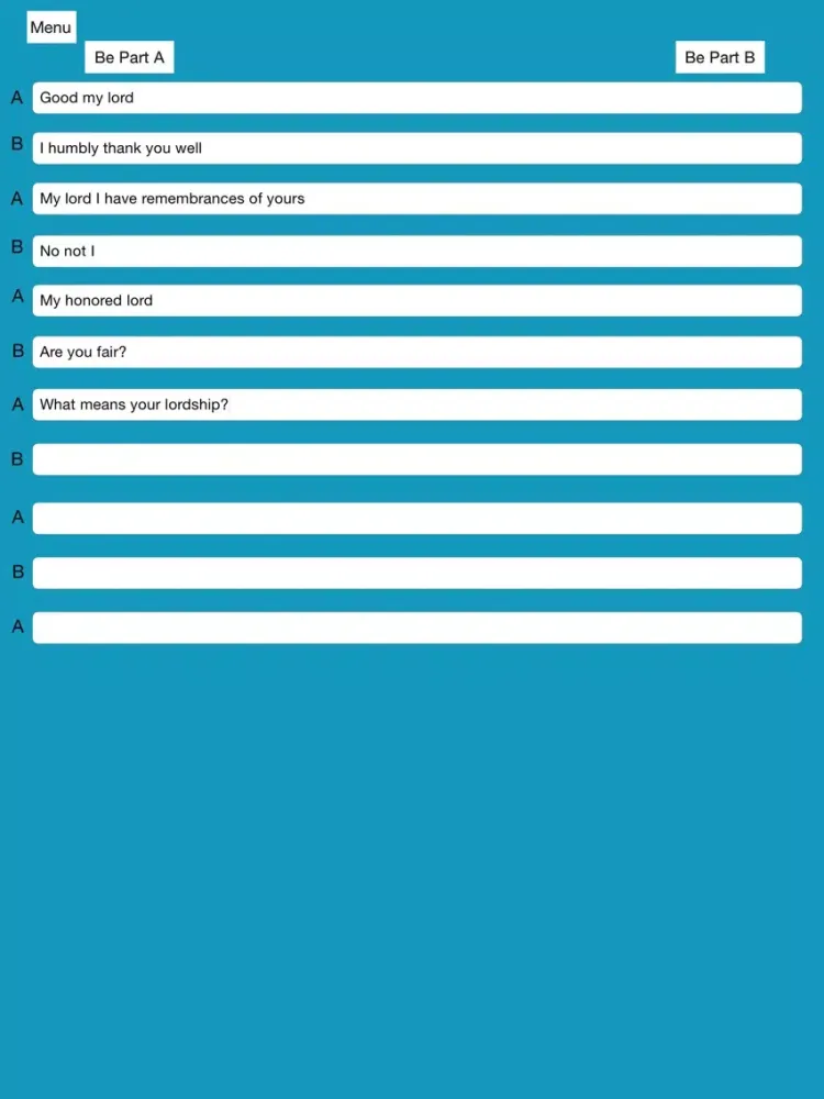 Capturas de pantalla de Line-A New Way for Actors to Learn Lines By Crafting Scripts iPad 