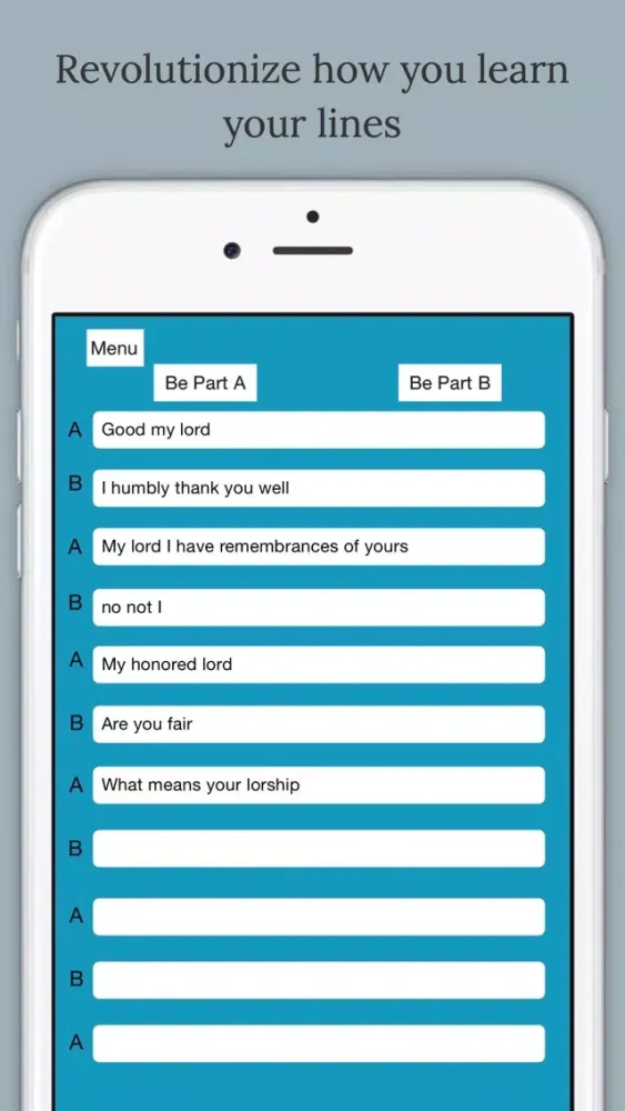 Capturas de pantalla de Line-A New Way for Actors to Learn Lines By Crafting Scripts