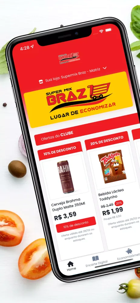 Tangkapan layar Clube Braz