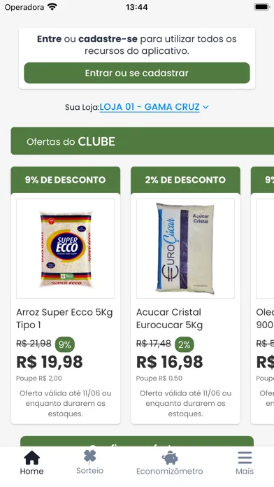 Ảnh chụp màn hình của Nosso Clube Super Vale