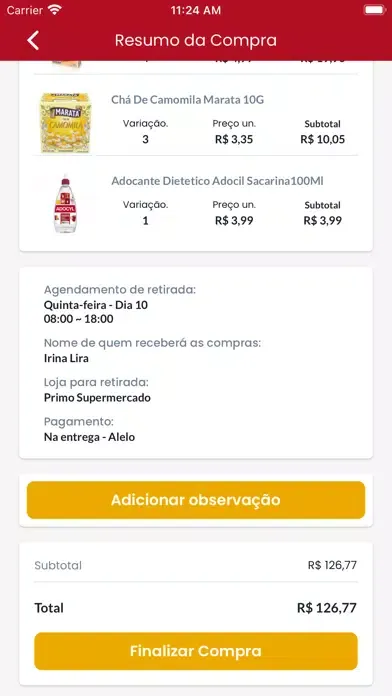 Primo supermercados Screenshots