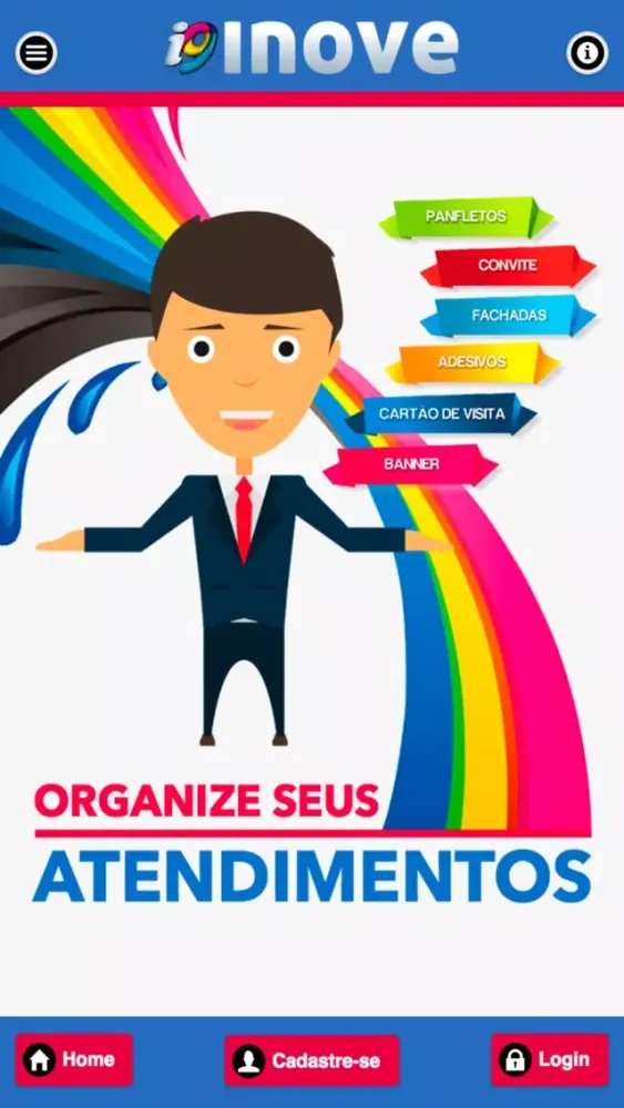 Ảnh chụp màn hình của Inove Agendamentos