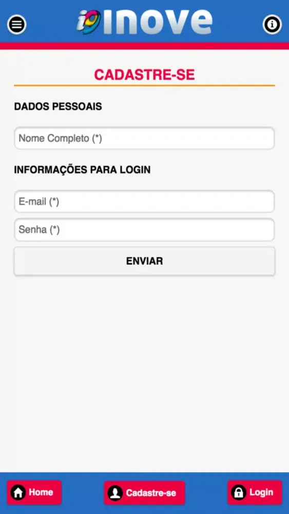 Ảnh chụp màn hình của Inove Agendamentos