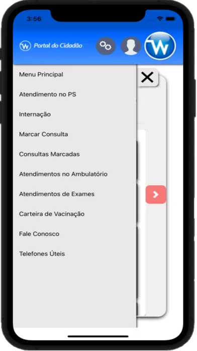 WinHosp - Portal do Cidadão Screenshots