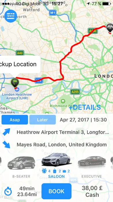 365 Airport Transfers Ekran Görüntüleri