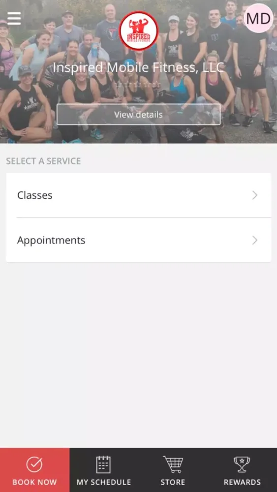 Inspired Mobile Fitness スクリーンショット