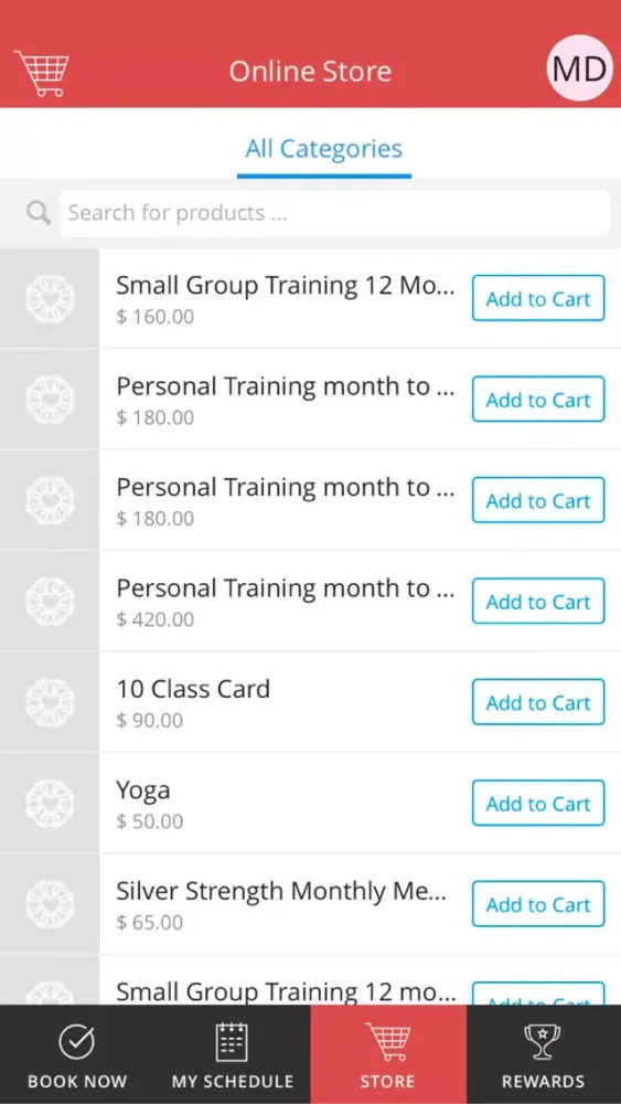 Inspired Mobile Fitness スクリーンショット