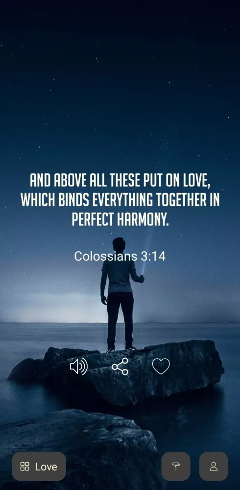 Tangkapan skrin Daily Bible Verses and Quotes