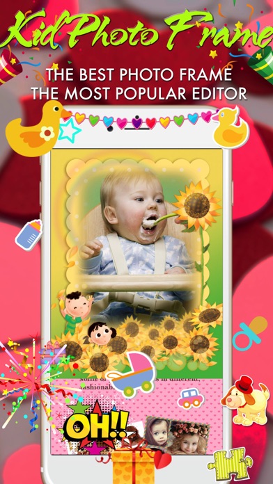 Baby Photo Frame- Wonder Photo, Cute Frame স্ক্রিনশট