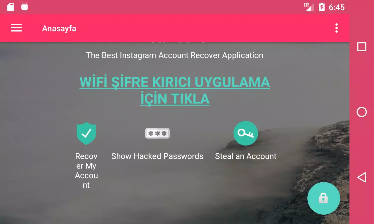InstaHacker Password Breaker Simulator скриншоты приложения1
