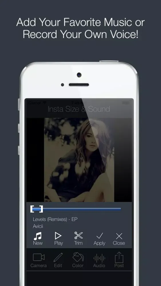 Insta ² with Music Video for Instagram - InstaSize , InstaFit and SquareSized Full Size Squaready without Cropping Camera to Post Movie & Picture Color Background with Awesome Aviary Photo Frame Editor Free Screenshots